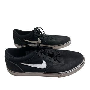 Nike SB Chron 2 Canvas Sneakers Skate Shoes Men's Size 12 Black